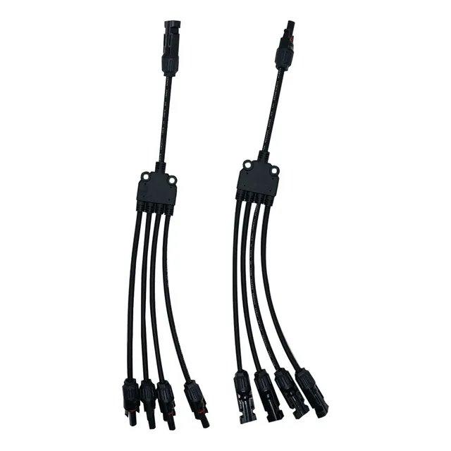 Kit De Cable Pulpo Mc4 De 1 A 4 Para Sistema Solar Por Par