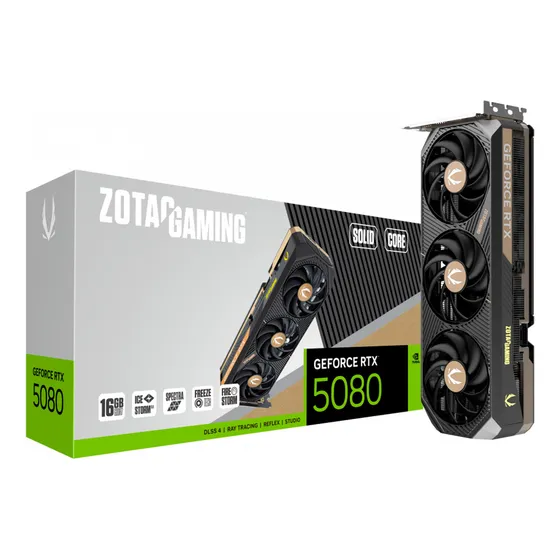 Tarjeta De Video Zotac Rtx 5080 Solid Core 16gb Gddr7