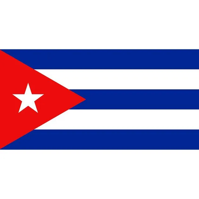 Bandera Cuba Estampada 60x90 Cm - S0001cu