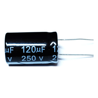2x Capacitor Eletrolítico 120uf X 250v 105°c 2 Peças 2x Capacitor Eletrolítico 120uf X 250v 105°c 2 Peças