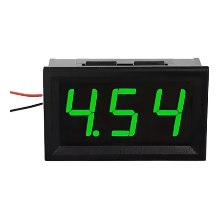Voltímetro Digital Dc 4,5v 30v Bateria Automotivo 12v 24v