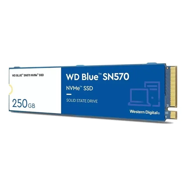 Ssd Western Digital Blue Sn570 250gb Nvme Pcie M2 2280 Azul