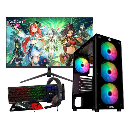 PC Gamer Ninja Lexus I Ryzen 7 5700G 16GB DDR4 480GB SSD monitor