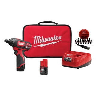 Kit De Destornillador Hexagonal M12 + 22 Puntas Milwaukee Kit De Destornillador Hexagonal M12 + 22 Puntas Milwaukee