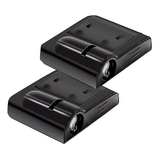 2 Led Proyector Logo Puerta Carro Vehículo Auto Marcas