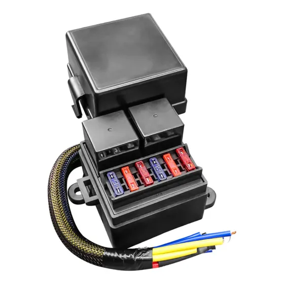 Wa Caja De Relés De Fusibles Impermeable 6 Ranuras De
