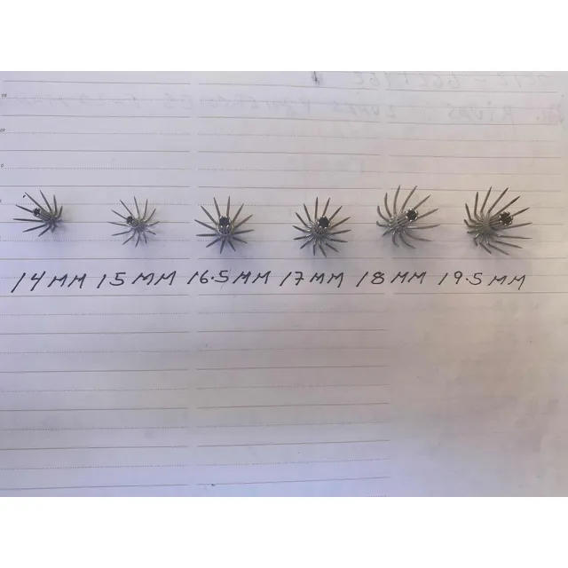 Coronas De Poteras Para Pesca De Calamar De Acero Inoxidable