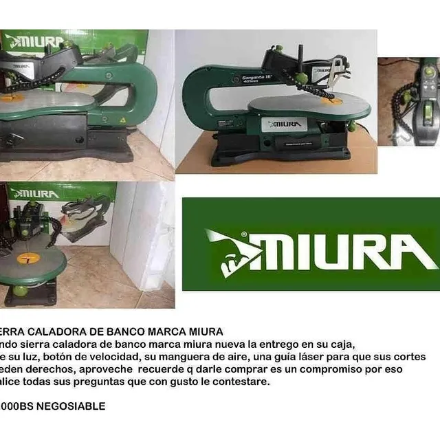 Sierra Caladora De Mesa Miura