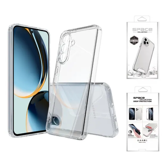 Case Funda Clear Premium Para Samsung Galaxy A56 5g Transparente Clear Bumper Premium En Empaque