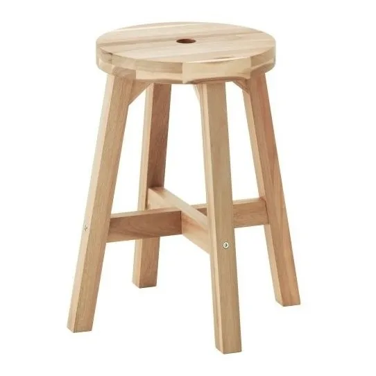 Banquitos Taburetes Redondos De Madera 