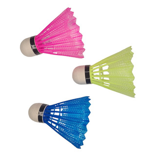 Set Paquete De 3 Gallitos Badminton Plumas Fosforecentes Set Paquete De 3 Gallitos Badminton Plumas Fosforecentes