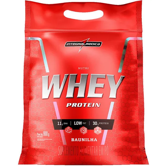 Nutri Whey Protein Pouch Baunilha 900g Integralmédica