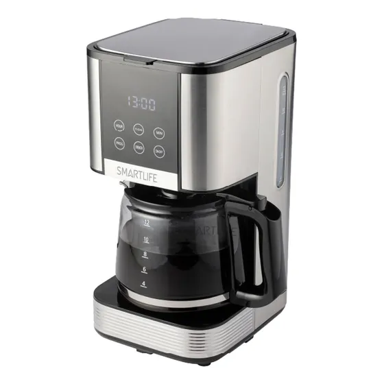 Cafetera Smartlife Led Digital 1.5 L Filtro Permanente Dimm