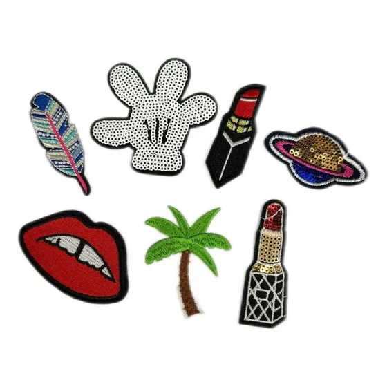 Parches Bordados Para Ropa Diferentes Diseños Pack X 7 Uds