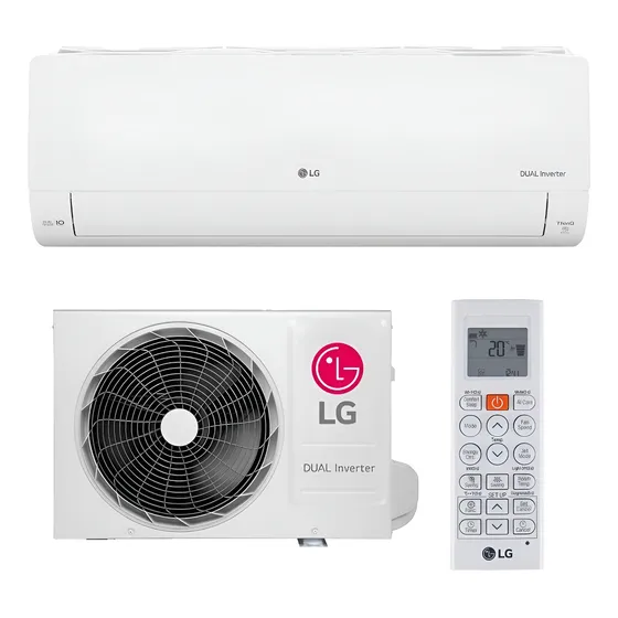 Ar Split LG Ai Dual Inverter Voice 9000 Btus Frio Branco