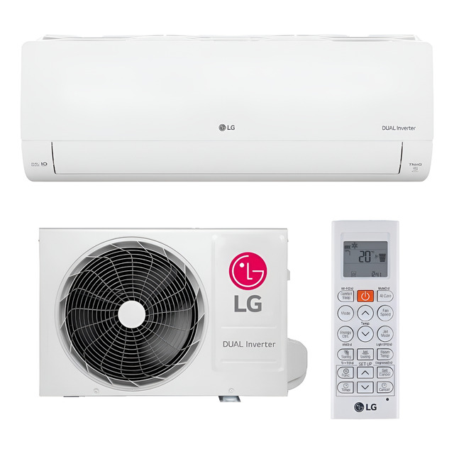 Ar Split LG Ai Dual Inverter Voice 9000 Btus Frio Branco Ar Split LG Ai Dual Inverter Voice 9000 Btus Frio Branco
