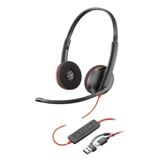 Fone De Ouvido Plantronics Blackwire C3220 Usb Tipo A E Tipo C Fone De Ouvido Plantronics Blackwire C3220 Usb Tipo A E Tipo C