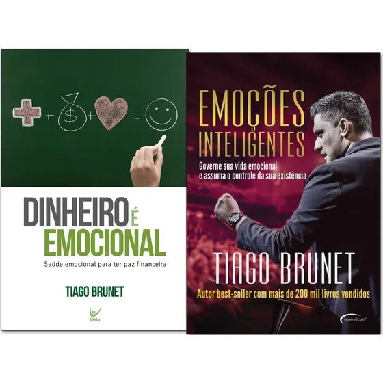 Livro Emoções Inteligentes + Dinheiro É Emocional- Promoção