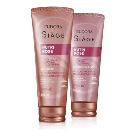 Eudora Siàge Nutri Rosé Shampoo E Condicionador Eudora