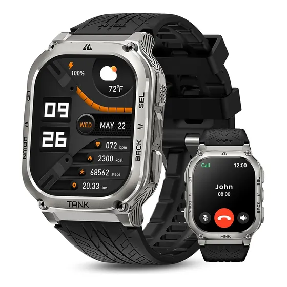 Reloj Inteligente Kospet Tank M3 C/ Bluetooth 1.96 Plate...