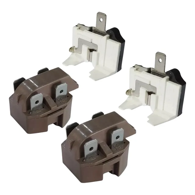Kit 2 Rele Ptc + 2 Protetor Termico Universal Geladeira 110v