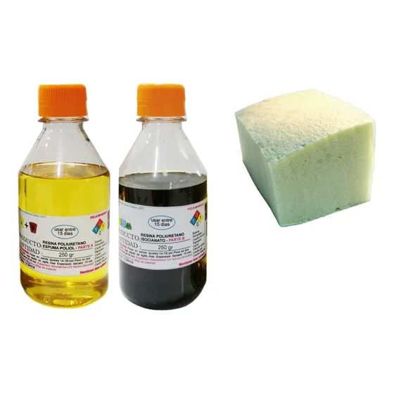 Resina Poliuretano Espuma Poliol X500gr Aislante Termico