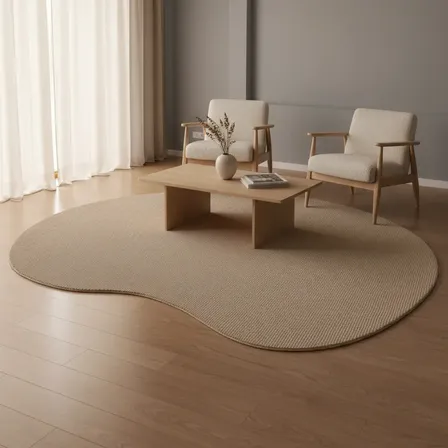 Tapete Sisal Natural Basic Plus Bege Orgânico Sala 1,50x2,00 1.5 M 2 M Bege