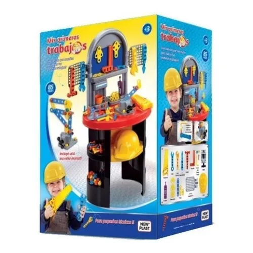 Mesa Herramienta Trabajo Taller Infantil Didactico New Plast