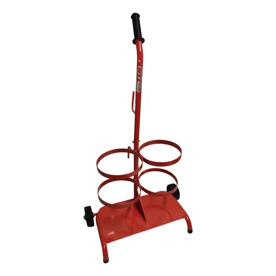 Carrinho Cilindro Ppu Solda Oxigenio Acetileno 7 Litros 1m
