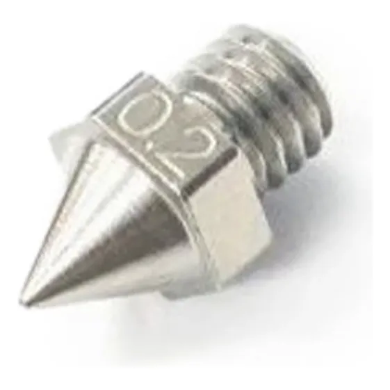 Boquilla De Acero Endurecido 0.2mm Para Impresora 3d Raise3d