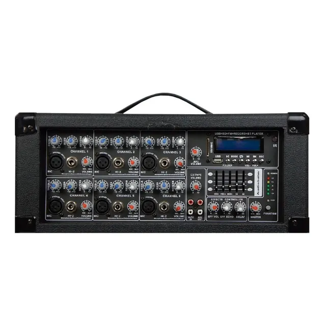 Consola Amplificada 6 Canales Audiobahn Bluetooth - Apm6300i