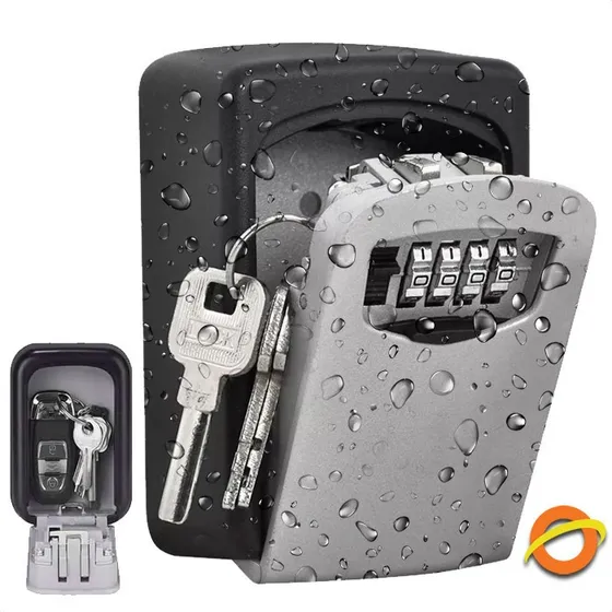 Caja Fuerte Seguridad Guarda Llaves Pared Con Combinacion amurar Airbnb Domiciliaria Caja Fuerte Chica Color Gris oscuro