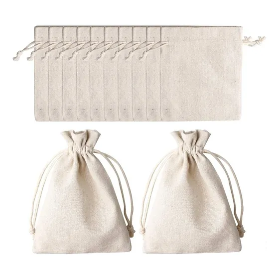 Saquitos 100% Algodón Tela Crea 15x20 Cm Pack De 10