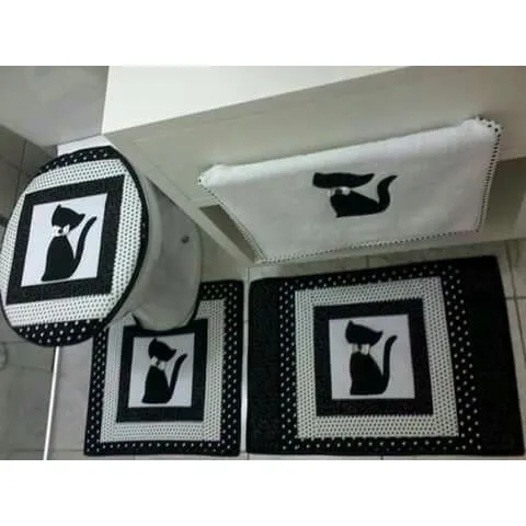 Set De Lencería Para Baños Diseños Pachwork