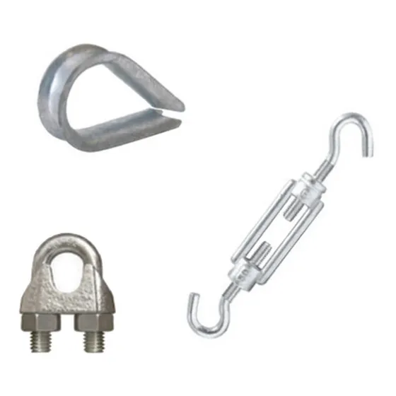 Kit Para Retenida 3 Tiros Cuello Guardacabo Perro Tensor 1/8