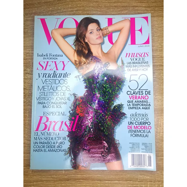 Revista Vogue Latinoamérica Isabeli Fontana Junio 2014 Moda