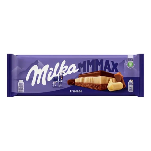 Chocolate Milka Mmmax Triolade 280grs (5 Piezas)