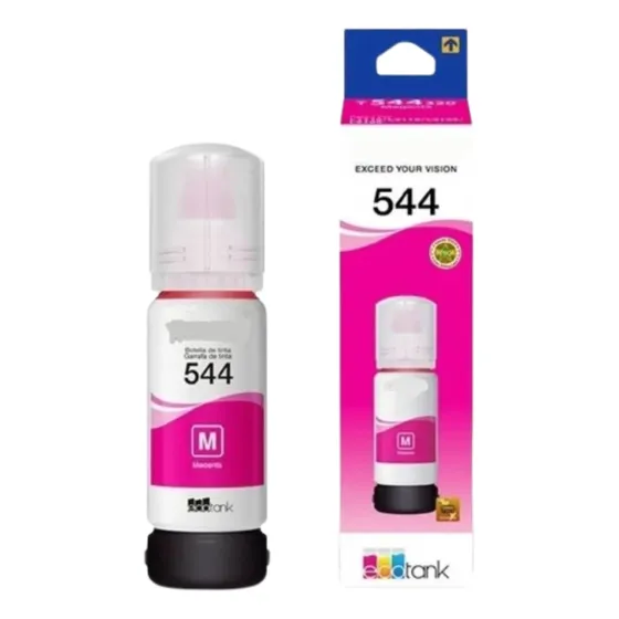 Botella De Tinta Para Epson T544 Magenta