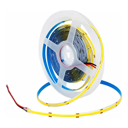 Fita Led Cob 3000k 4000k 6000k 5mts 8mm 252l/m 12v Ip20