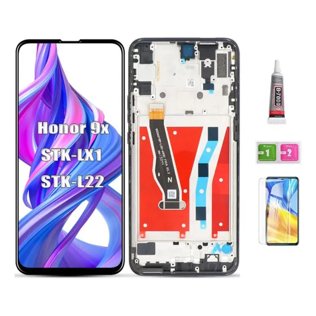 For Lanjing Tela Lcd Com Moldura Para Huawei Honor 9x