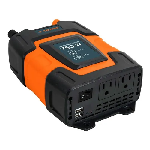 Inversor De Corriente Puerto Usb Inco-750 750w Truper 10490