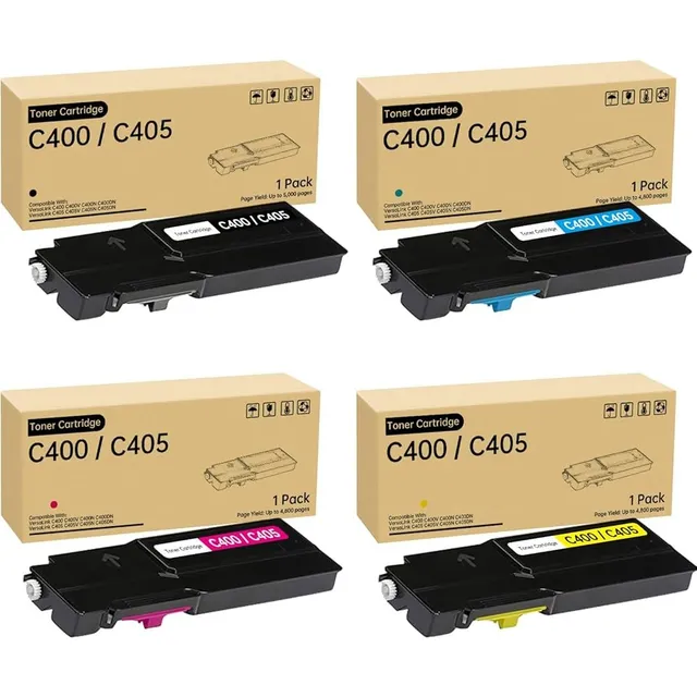 Toner Compatible Xerox Versalink C400, C405 Los 4 Colores