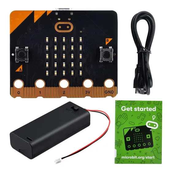 Placa Geeekpi Bbc Micro:bit V22 Con Cable Micro Usb Y De Y