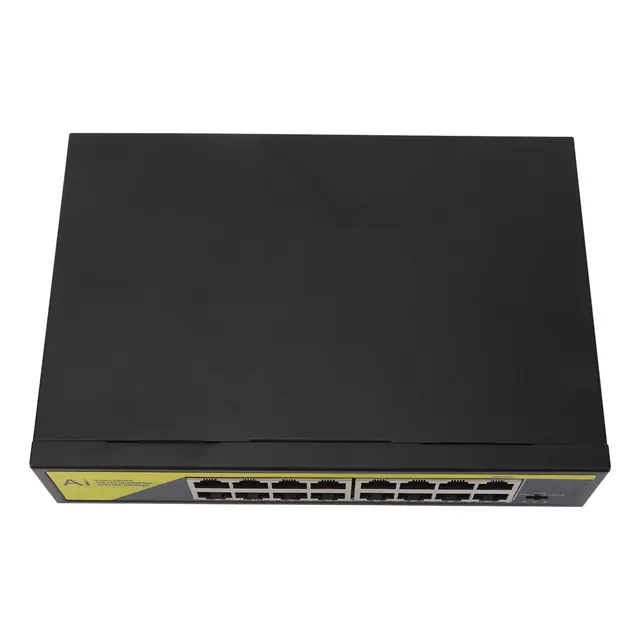 Carcasa Metálica De 16 Puertos Ethernet, Poe No Administrado