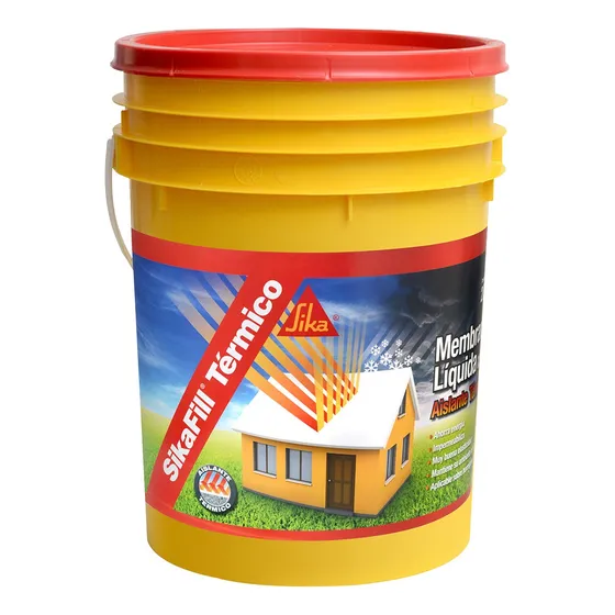 Membrana Líquida Sika Con Aislante Sikafill Térmico 4kg 