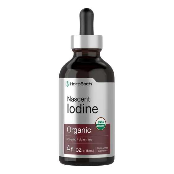 Suplemento Horbäach Nascent Yodo 325 Mcg 120 Ml Vegan Organi