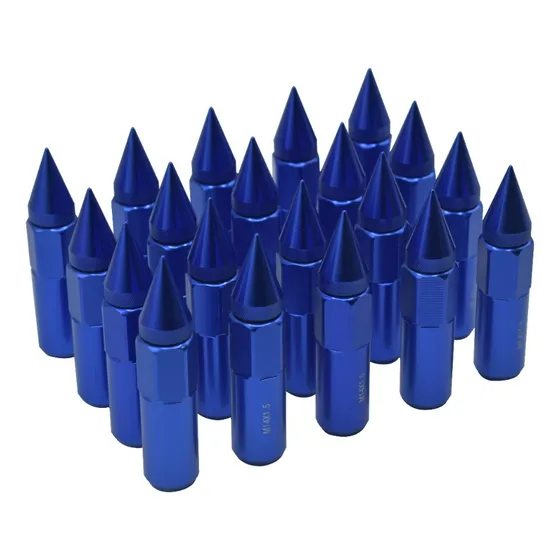Kit Tuercas Tipo Bala Picos 12x1.5 Azules 