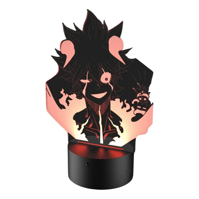 Luminária De Led - Asta Demon Black Clover