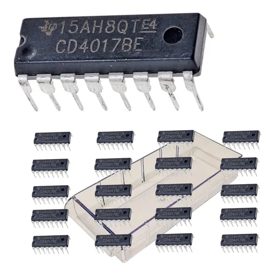 Circuito Integrado Cd4017 (20 Peças) Dip-14 Envio Imediato