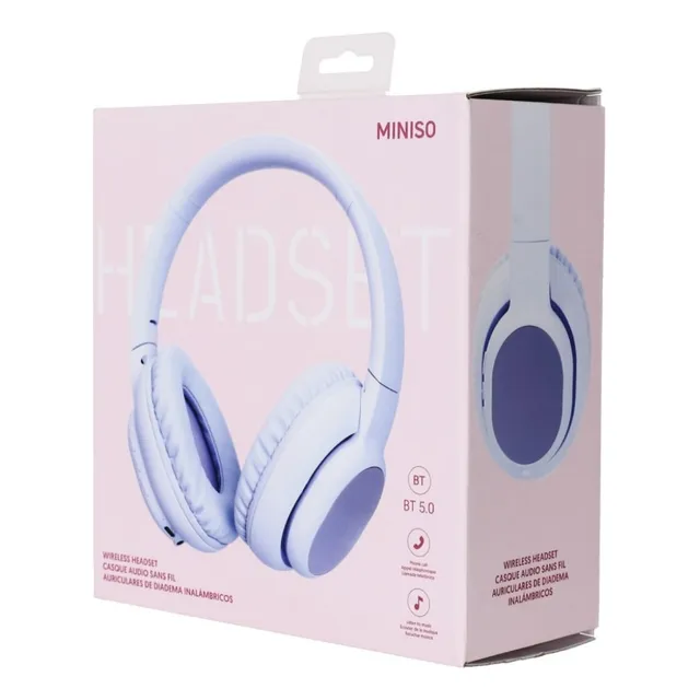 Auriculares/audífonos Inalámbricos Bluetooth/llamadas Lila